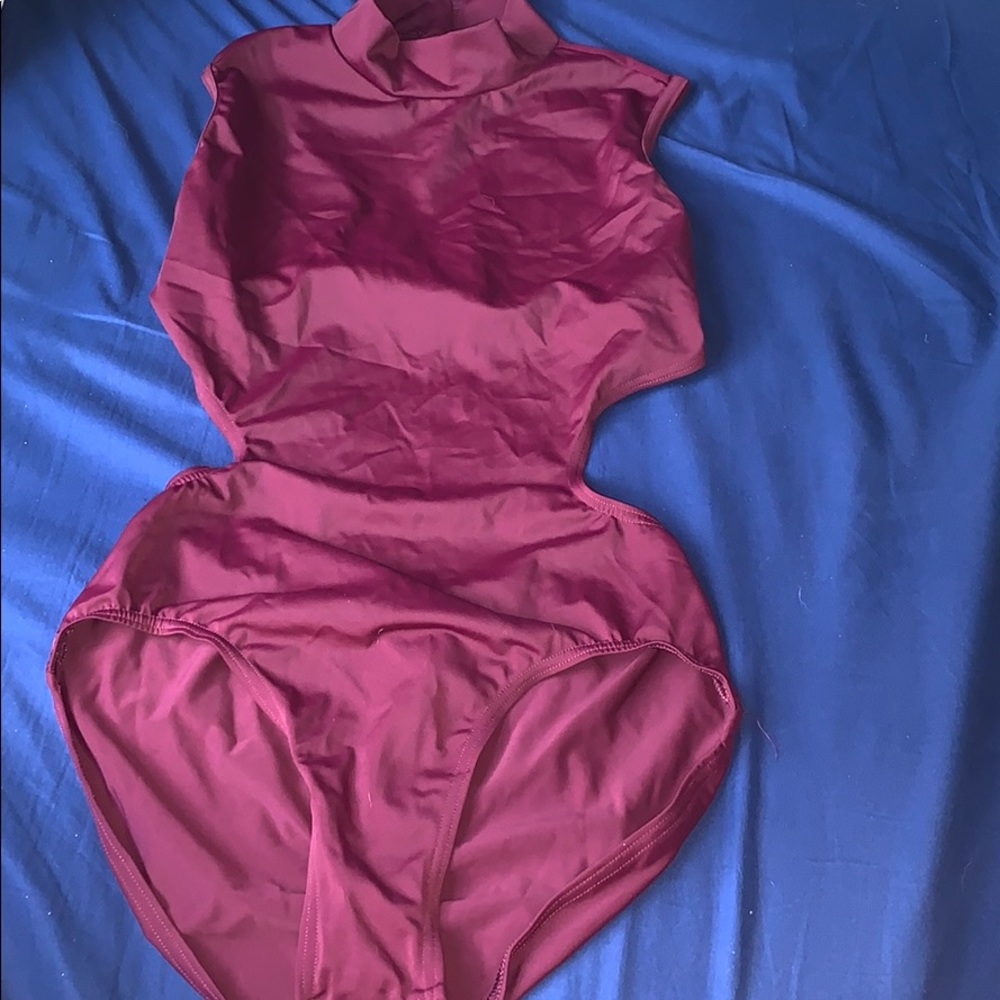 FLASH SALE Burgundy Leo Worn Once!